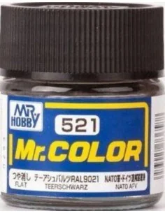 Mr Hobby -Gunze Mr. Color (10 ml) Teerschwarz - Mr Hobby - Gunze C-521