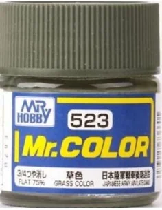 Mr Hobby -Gunze Mr. Color (10 ml) Grass Color - Mr Hobby - Gunze C-523