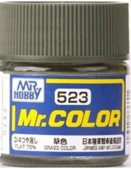 Mr Hobby -Gunze Mr. Color (10 ml) Grass Color - Mr Hobby - Gunze C-523