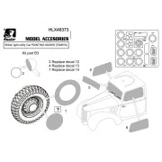 British light utility Car PAINTING MASKS (TAMIYA), 1/48 - Hauler HL...