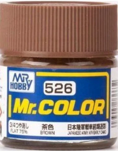 Mr Hobby -Gunze Mr. Color (10 ml) Brown - Mr Hobby - Gunze C-526