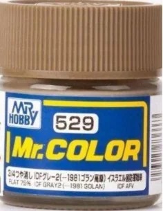 [NO_DESC] Mr Hobby -Gunze Mr. Color (10 ml) IDF Gray 2 (-1981 Golan...