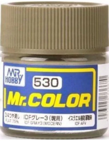 Mr Hobby -Gunze Mr. Color (10 ml) IDF Gray 3 (Modern) - Mr Hobby - ...