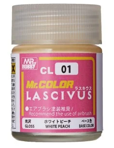 Mr Hobby -Gunze Mr. Color Lascivus (18 ml) White Peach - Mr Hobby -...