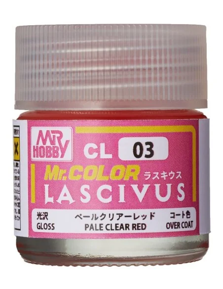 Mr Hobby -Gunze Mr. Color Lascivus (10 ml) Pale Clear Red - Mr Hobb...