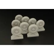 BTR-60 Wheels (Mikromir), 1/48 - Hauler HLX48377