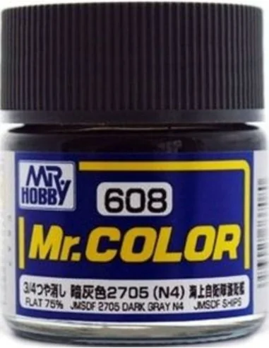 Mr Hobby -Gunze Mr. Color (10 ml) JMSDF 2705 Dark Gray N4 - Mr Hobb...