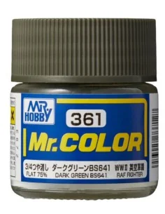 Mr Hobby -Gunze Mr. Color (10 ml) Dark Green BS641 - Mr Hobby - Gun...