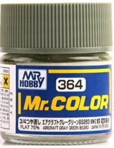Mr Hobby -Gunze Mr. Color (10 ml) Aircraft Gray Green BS283 - Mr Ho...