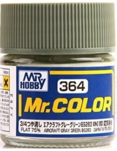 Mr Hobby -Gunze Mr. Color (10 ml) Aircraft Gray Green BS283 - Mr Ho...