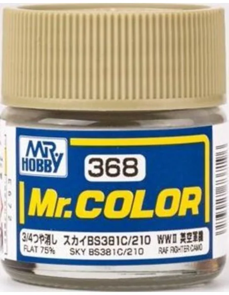 Mr Hobby -Gunze Mr. Color (10 ml) Sky BS381C/210 - Mr Hobby - Gunze...