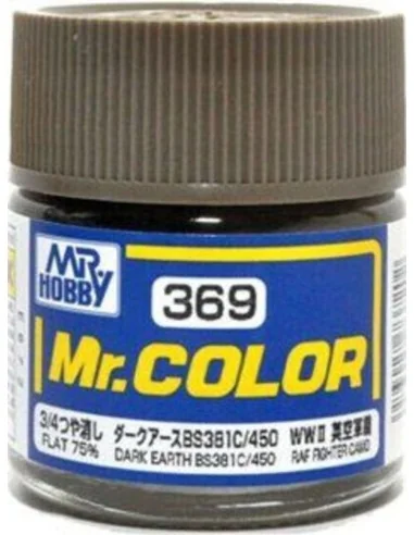 Mr Hobby -Gunze Mr. Color (10 ml) Dark Earth BS381C/450 - Mr Hobby ...