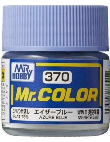 Mr Hobby -Gunze Mr. Color (10 ml) Azure Blue - Mr Hobby - Gunze C-370