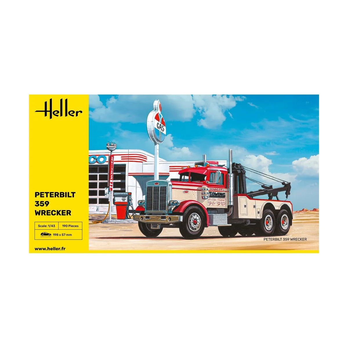 Peterbilt 359 Wrecker, 1/43 - Heller 80794
