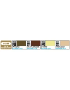Mr Hobby -Gunze YAKUMO COLOR SET A WWII WESTERN FRONT - Mr Hobby - ... 2