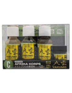 Mr Hobby -Gunze YAKUMO COLOR SET C WWII AFRIKA KORPS - Mr Hobby - G...