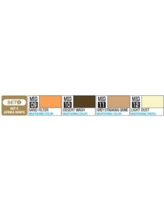 Mr Hobby -Gunze YAKUMO COLOR SET C WWII AFRIKA KORPS - Mr Hobby - G... 2