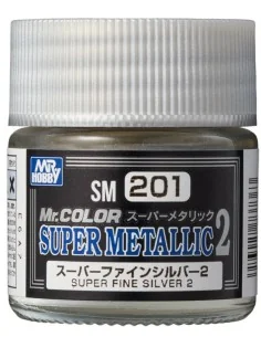 Mr Hobby -Gunze Mr. Color Super Metallic Colors II (10 ml) Super Fi...