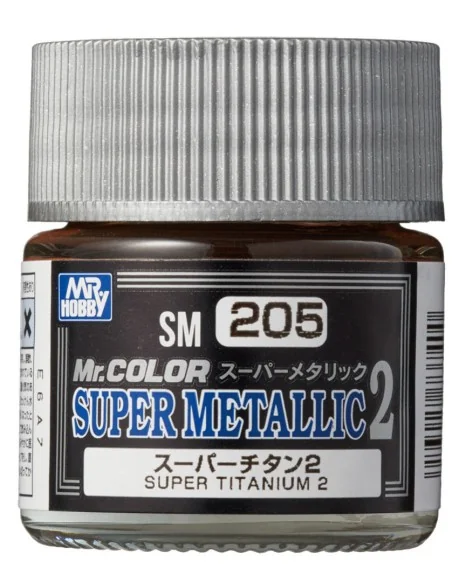 Mr Hobby -Gunze Mr. Color Super Metallic Colors II (10 ml) Super Ti...