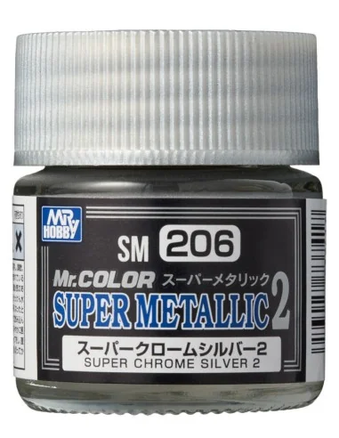 Mr Hobby -Gunze Mr. Color Super Metallic Colors II(10 ml)Super Chro...