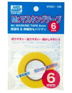 Mr Hobby -Gunze Mr. Masking Tape (6mm) - Mr Hobby - Gunze MT-601