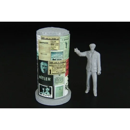 Posters column w-civilien - Hauler HLF48003