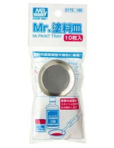 Mr Hobby -Gunze Mr. Paint Tray (10 pcs/1 package) - Mr Hobby - Gunz...