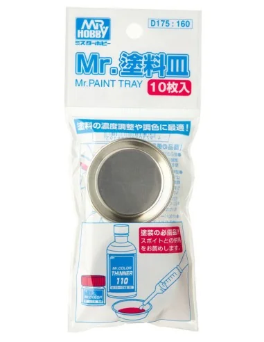 Mr Hobby -Gunze Mr. Paint Tray (10 pcs/1 package) - Mr Hobby - Gunz...