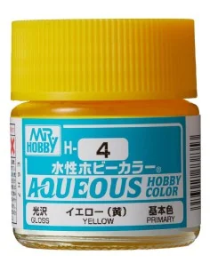 Mr Hobby -Gunze Aqueous Hobby Colors (10 ml) Yellow - Mr Hobby - Gu...