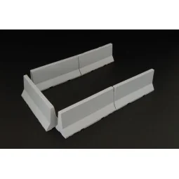 Modern concrete road barriers, 1/48 - Hauler HLF48009