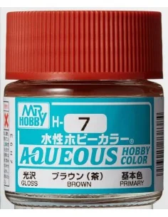 Mr Hobby -Gunze Aqueous Hobby Colors (10 ml) Brown - Mr Hobby - Gun...