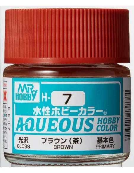 Mr Hobby -Gunze Aqueous Hobby Colors (10 ml) Brown - Mr Hobby - Gun...