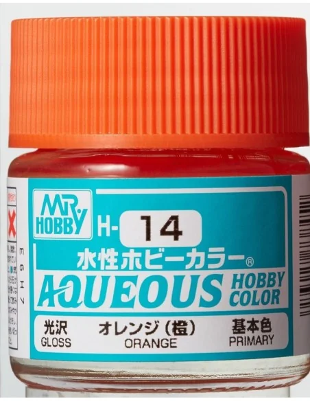 Mr Hobby -Gunze Aqueous Hobby Colors (10 ml) Orange - Mr Hobby - Gu...