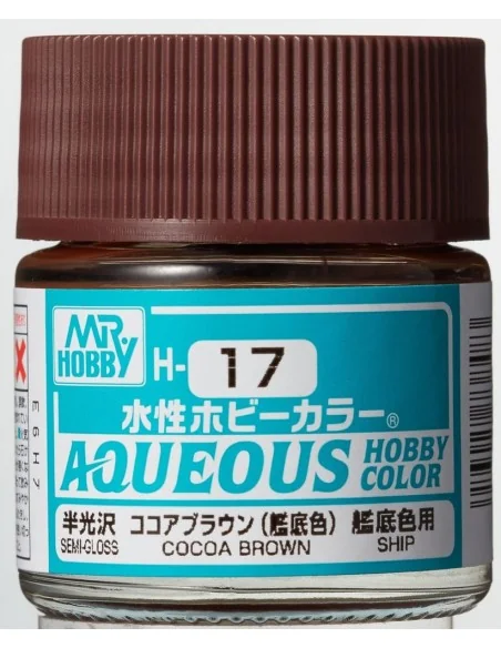 Mr Hobby -Gunze Aqueous Hobby Colors (10 ml) Cocoa Brown - Mr Hobby...