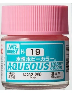 Mr Hobby -Gunze Aqueous Hobby Colors (10 ml) Pink - Mr Hobby - Gunz...