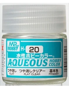 Mr Hobby -Gunze Aqueous Hobby Colors (10 ml) Flat Clear - Mr Hobby ...