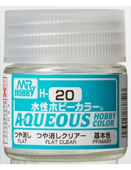 Mr Hobby -Gunze Aqueous Hobby Colors (10 ml) Flat Clear - Mr Hobby ...