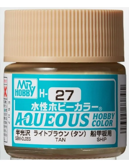 Mr Hobby -Gunze Aqueous Hobby Colors (10 ml) Tan - Mr Hobby - Gunze...