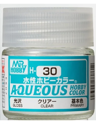 Mr Hobby -Gunze Aqueous Hobby Colors (10 ml) Clear - Mr Hobby - Gun...