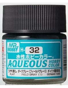 Mr Hobby -Gunze Aqueous Hobby Colors (10 ml) Field Gray (1) - Mr Ho...