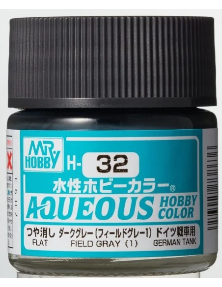 Mr Hobby -Gunze Aqueous Hobby Colors (10 ml) Field Gray (1) - Mr Ho...