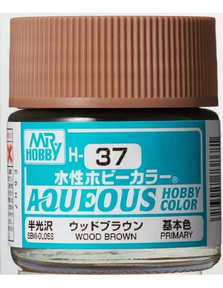 Mr Hobby -Gunze Aqueous Hobby Colors (10 ml) Wood Brown - Mr Hobby ...