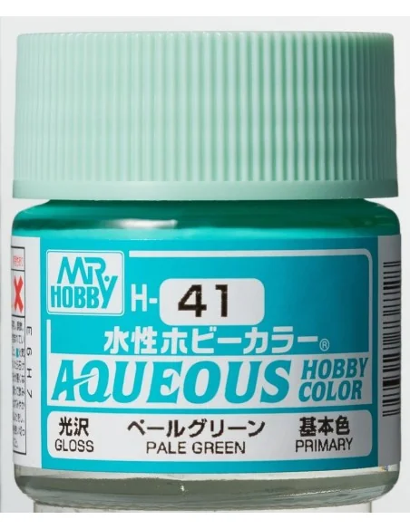Mr Hobby -Gunze Aqueous Hobby Colors (10 ml) Pale Green - Mr Hobby ...