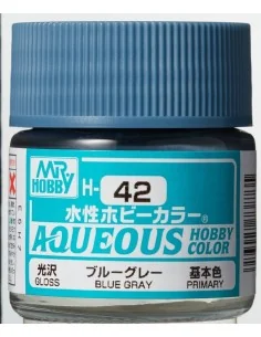 Mr Hobby -Gunze Aqueous Hobby Colors (10 ml) Blue Gray - Mr Hobby -...