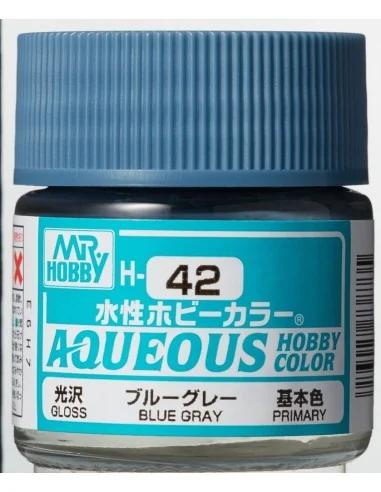 Mr Hobby -Gunze Aqueous Hobby Colors (10 ml) Blue Gray - Mr Hobby -...