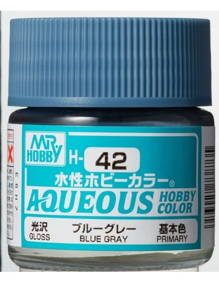 Mr Hobby -Gunze Aqueous Hobby Colors (10 ml) Blue Gray - Mr Hobby -...