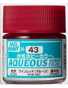 Mr Hobby -Gunze Aqueous Hobby Colors (10 ml) Wine Red - Mr Hobby - ...