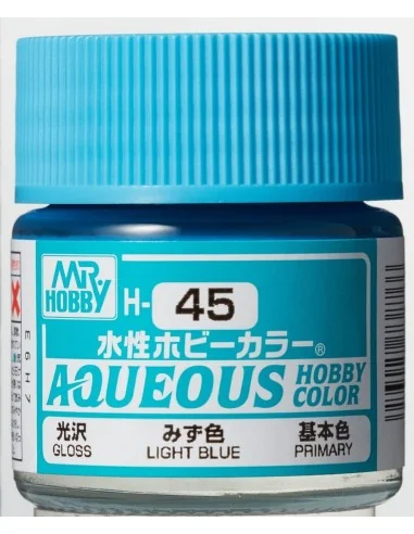 Mr Hobby -Gunze Aqueous Hobby Colors (10 ml) Light Blue - Mr Hobby ...