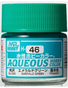 Mr Hobby -Gunze Aqueous Hobby Colors (10 ml) Emerald Green - Mr Hob...