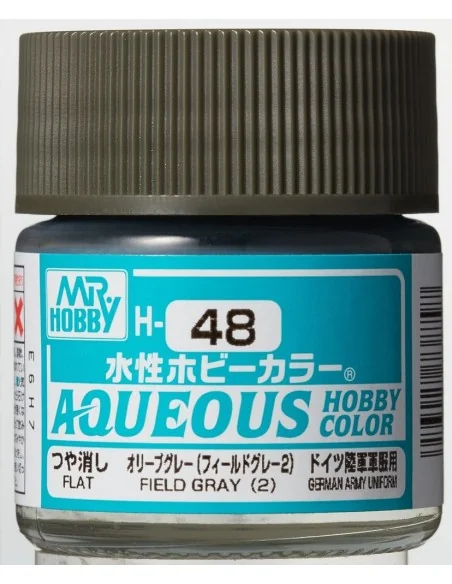 Mr Hobby -Gunze Aqueous Hobby Colors (10 ml) Field Gray (2) - Mr Ho...
